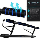 Pull up bar - Optrekstang - Zonder schroeven - Blauw - KESSER®